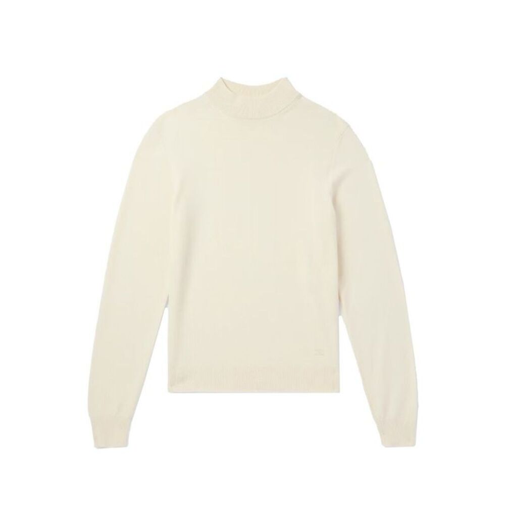Celine White Elastane Men's Sweatshirt